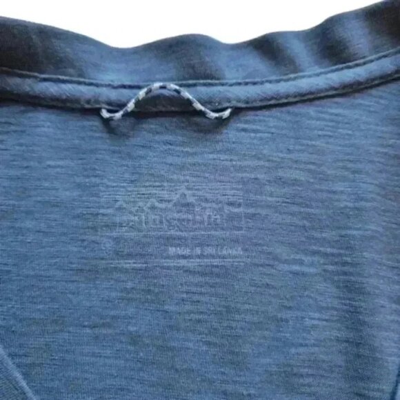 Patagonia Mainstay Henley Shirt Navy Blue Regular Fit V-Neck Women's size Small - Picture 7 of 13